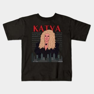 Katya Zamolodchikova - Werking Gurl Kids T-Shirt